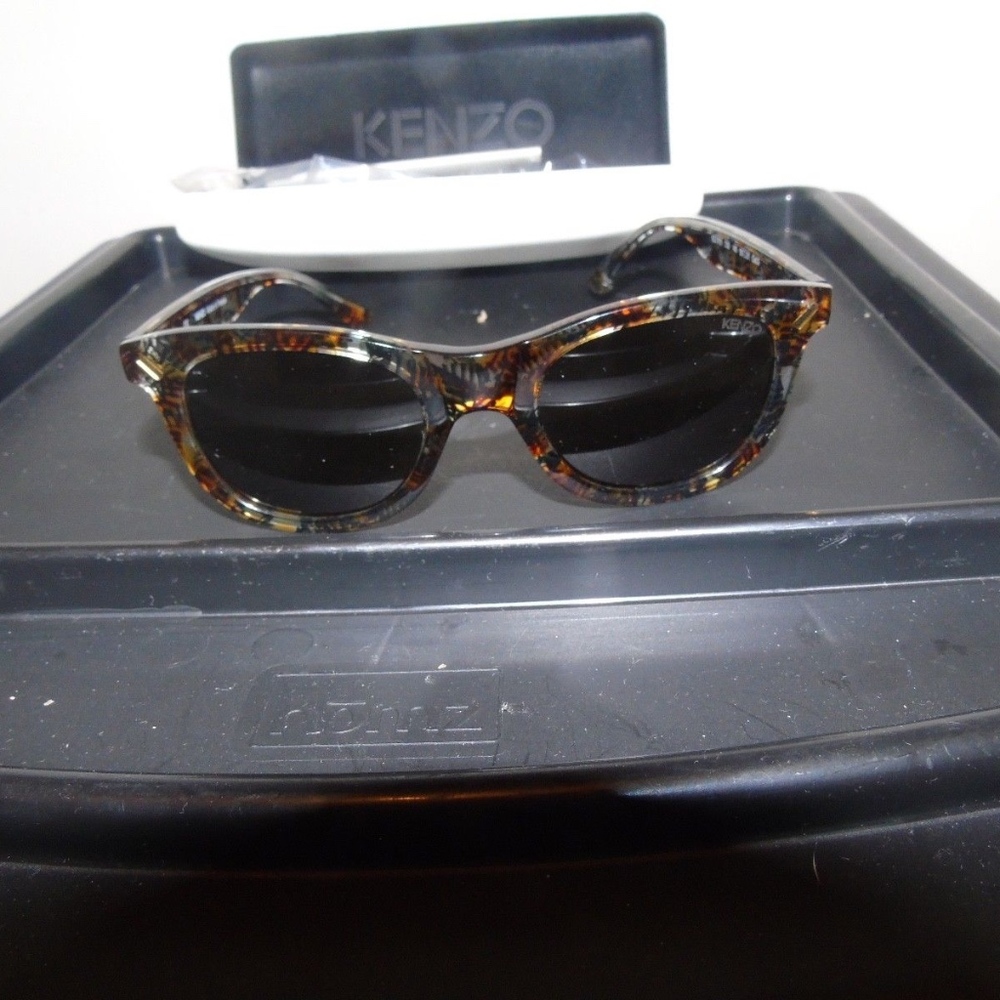KENZO Ecaille Round Havana Animal Pattern KZ3173